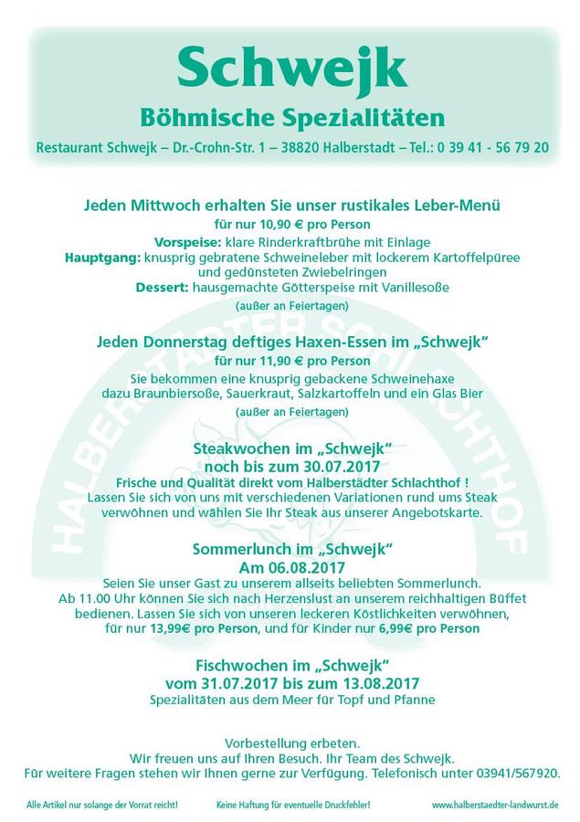 Angebot Schwejk
