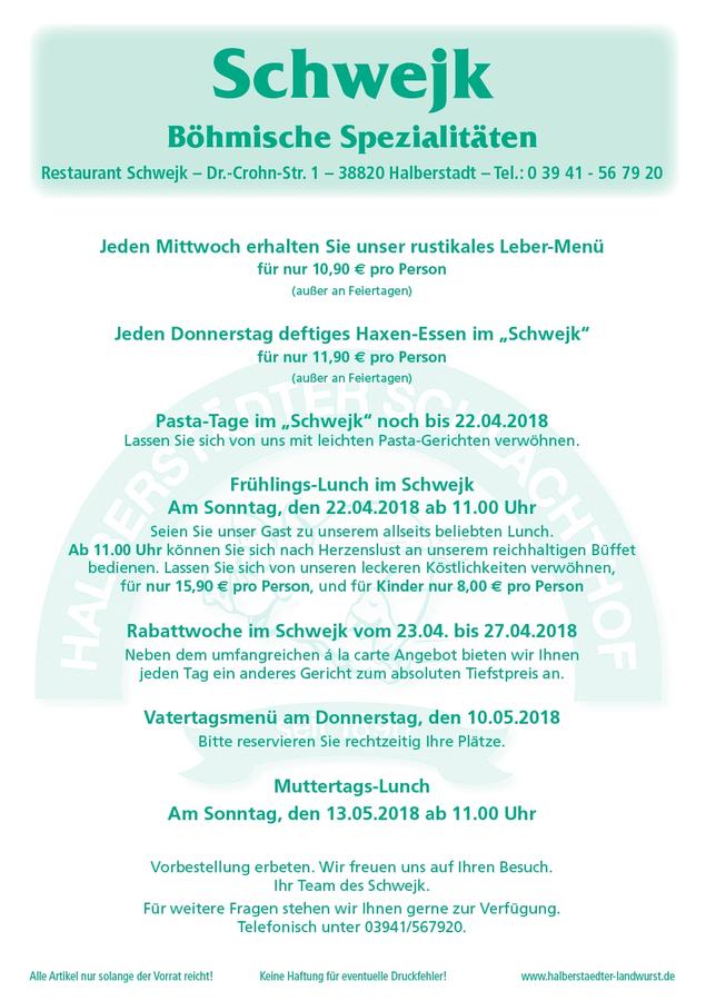 Angebot Schwejk