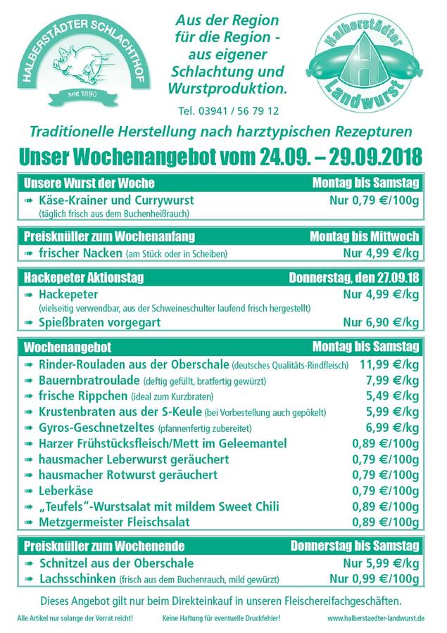 Unser Wochenangebot