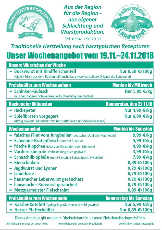 Unser Wochenangebot