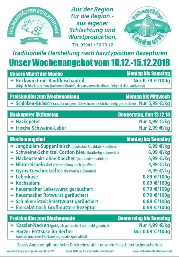 Unser Wochenangebot