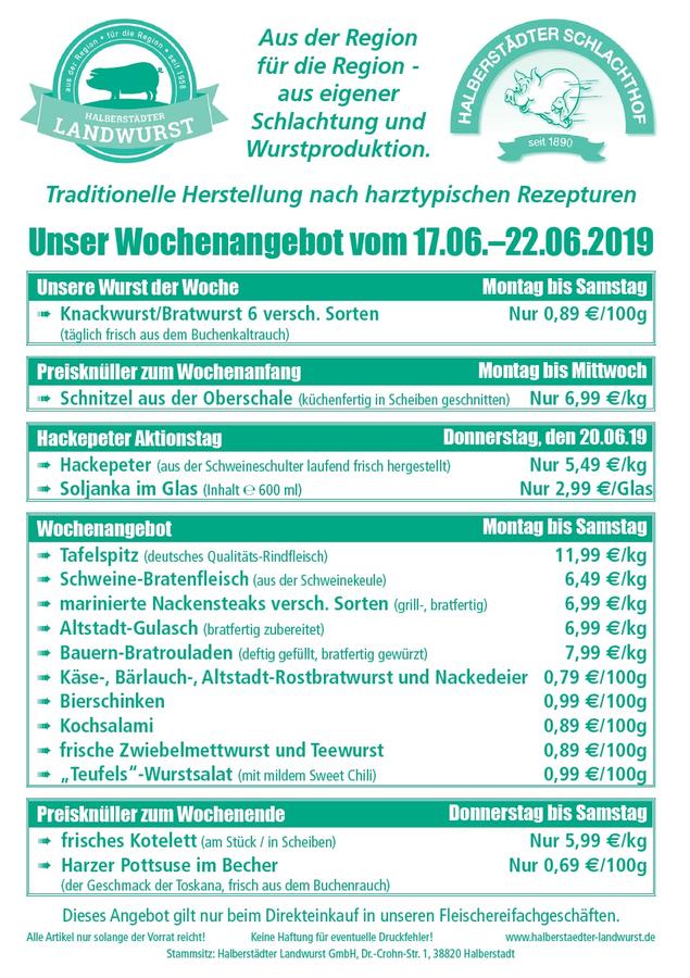 Unser Wochenangebot