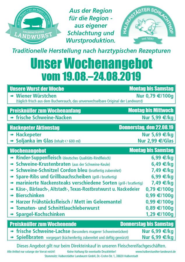 Unser Wochenangebot