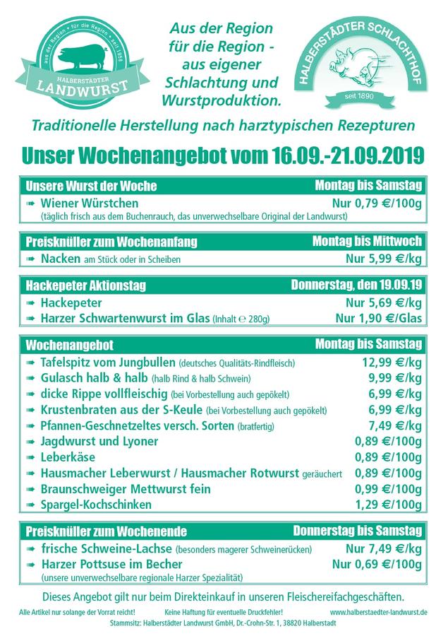 Unser Wochenangebot
