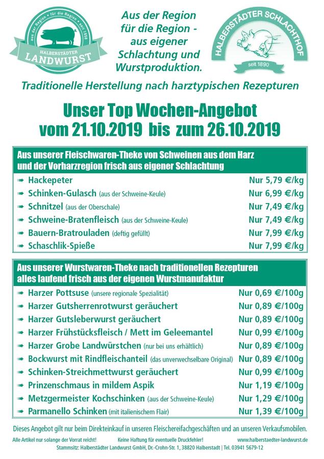 Unser Wochenangebot