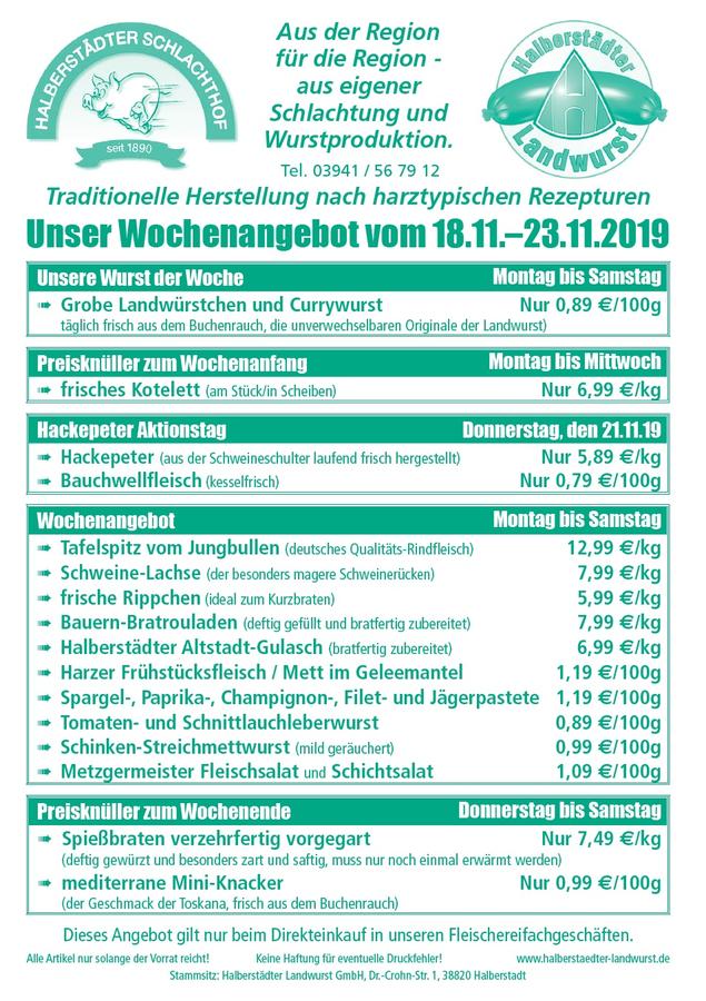 Unser Wochenangebot