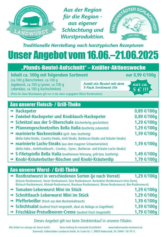 Wochenangebot