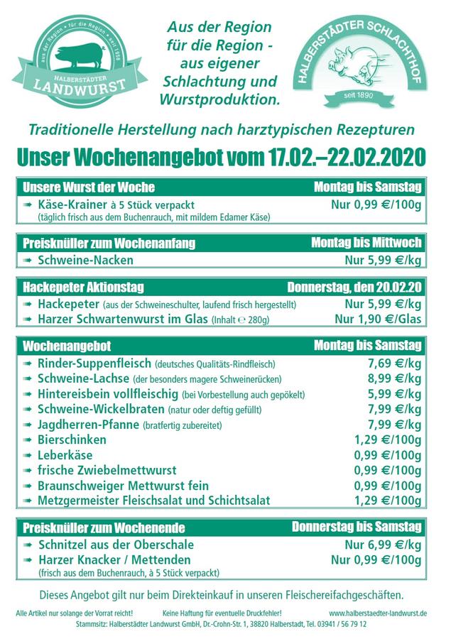 Unser Wochenangebot