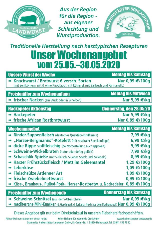Unser Wochenangebot