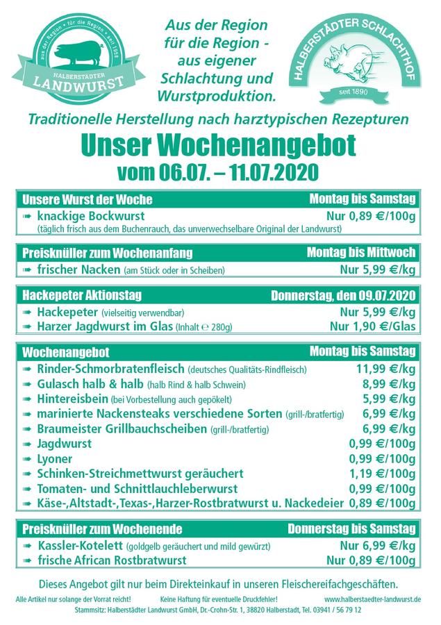 Unser Wochenangebot