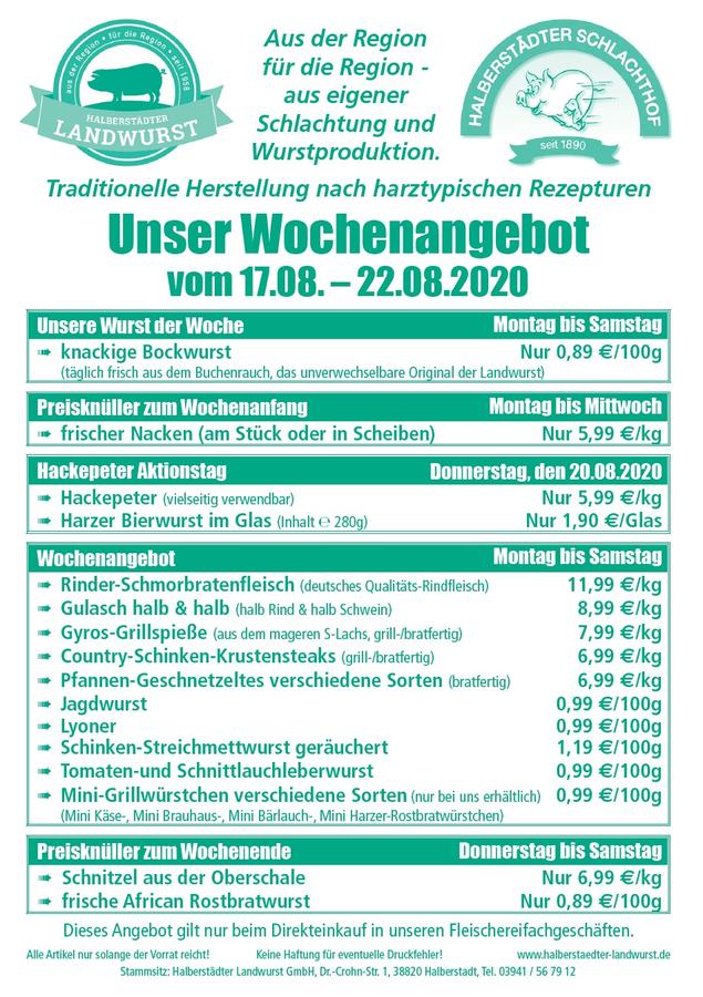 Unser Wochenangebot