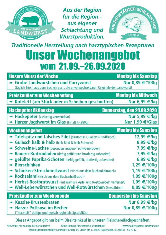 Unser Wochenangebot