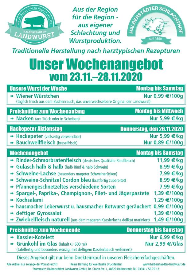 Unser Wochenangebot