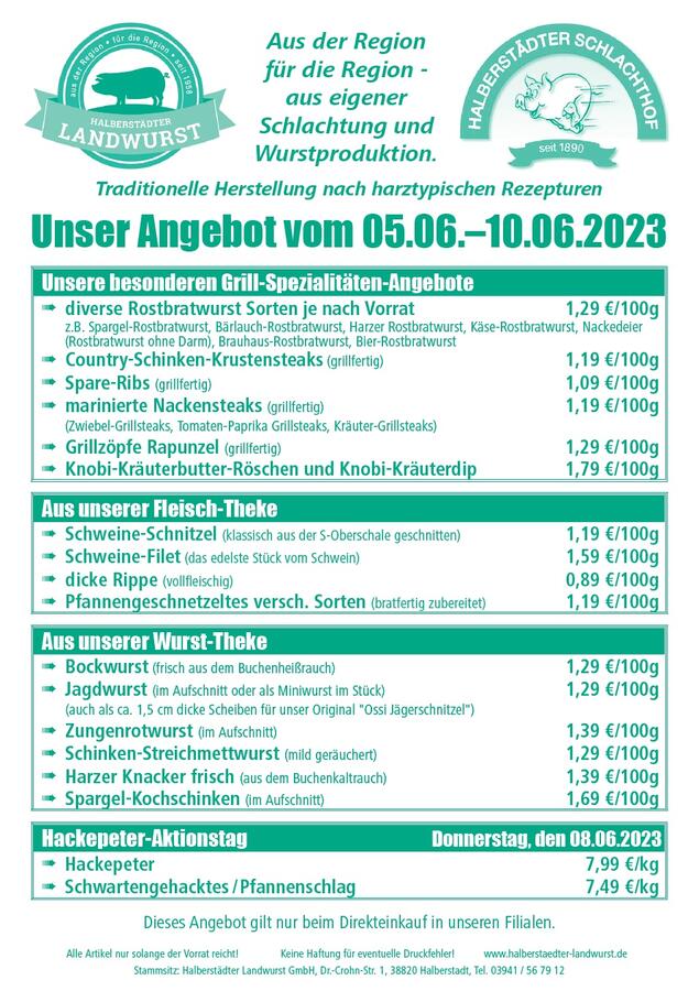 Unser Wochenangebot