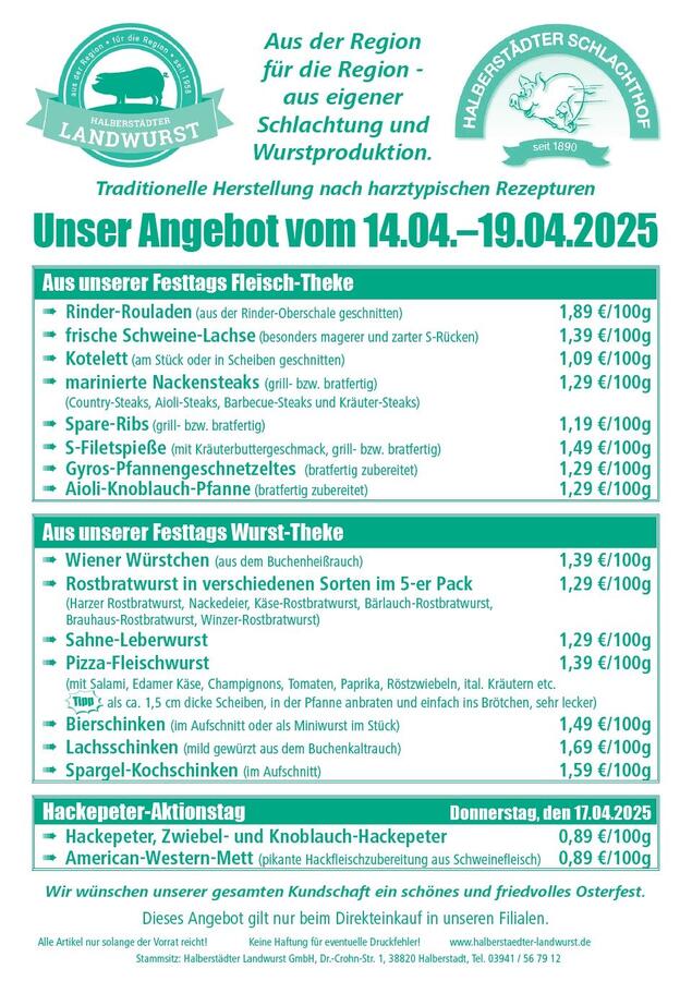 Wochenangebot