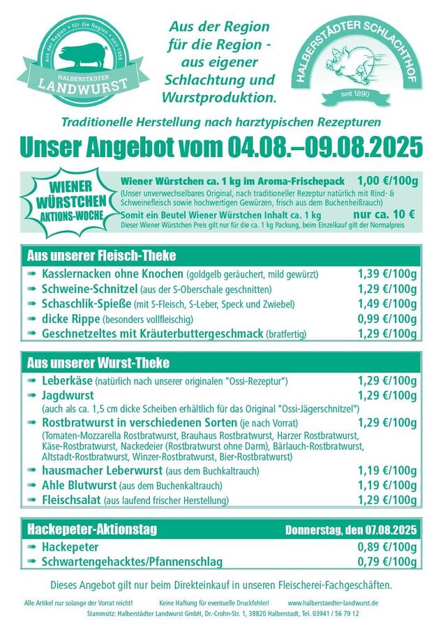 Wochenangebot