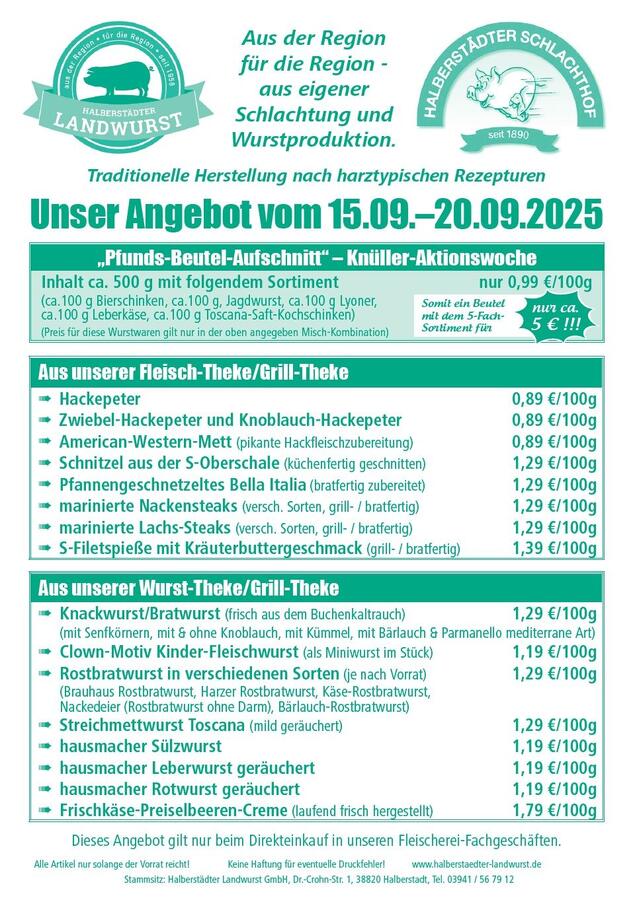 Wochenangebot