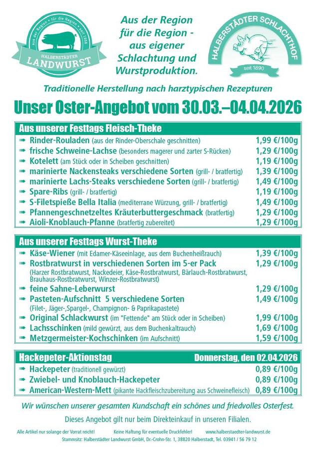 Wochenangebot 