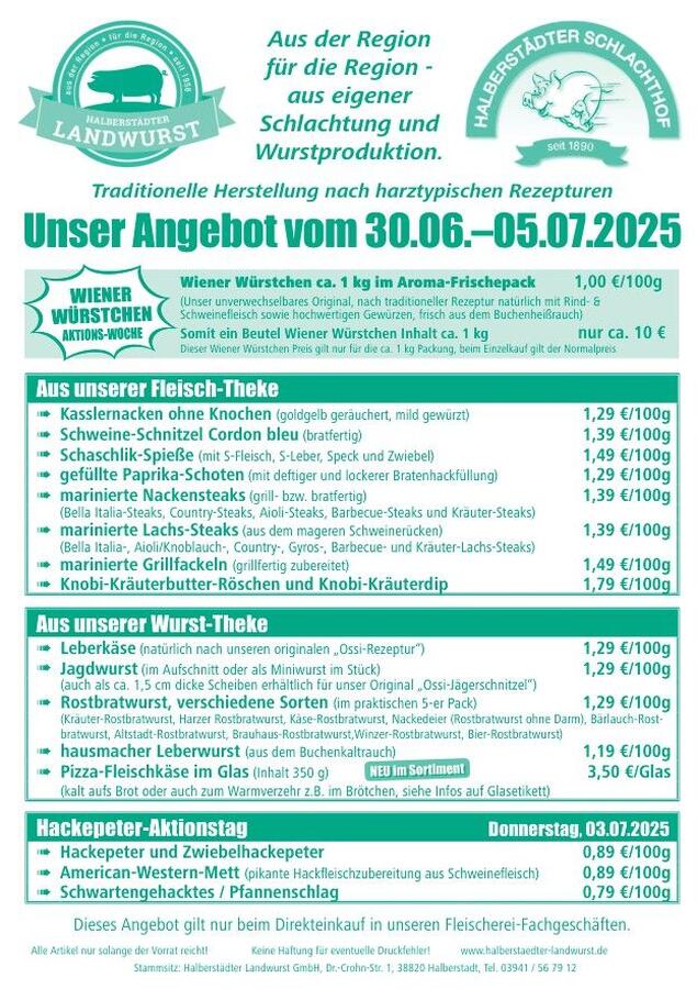 Wochenangebot